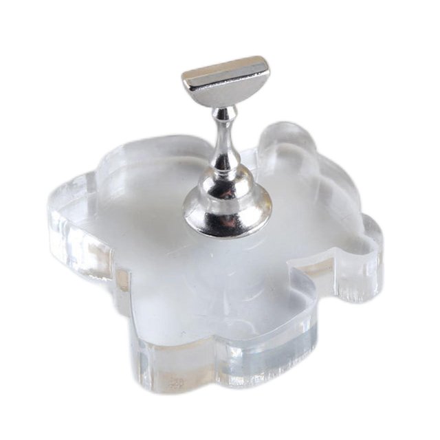 3 Soporte para uñas, soporte para puntas de uñas postizas, soporte magnético para práctica de uñas, herramienta de manicura