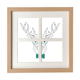 thumbnail image 1 of Gafas Deer animal Stripe Pantalla de escritorio de pared de marco 4 aperturas, 1 of 4