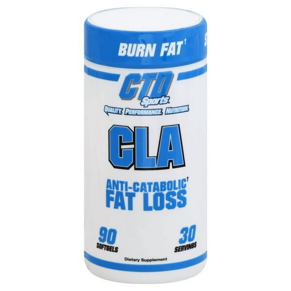 CTD Sports Pure CLA - 90 Softgels (Conjugated Linoleic Acid) By CTD Sports