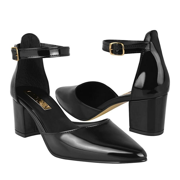 TACONES DAMA STYLO 5385 CHAROL NEGRO Stylo 5385
