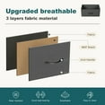thumbnail image 6 of CONCETTA 6 Fabric Drawers, Dresser for Bedroom Chest of Dresser TV Stand for Living Room, Nightstand for Bed, Gray, 6 of 8