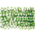thumbnail image 3 of Garden Screening Expanding Trellis Privacy Screen Hedge Artificial Faux Ivy Leaves Wooden Fence, 3 of 10