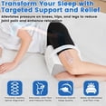 thumbnail image 4 of Almohada de rodilla UJPFEO para adultos que duermen de lado, alivia la ciática, 4 of 8