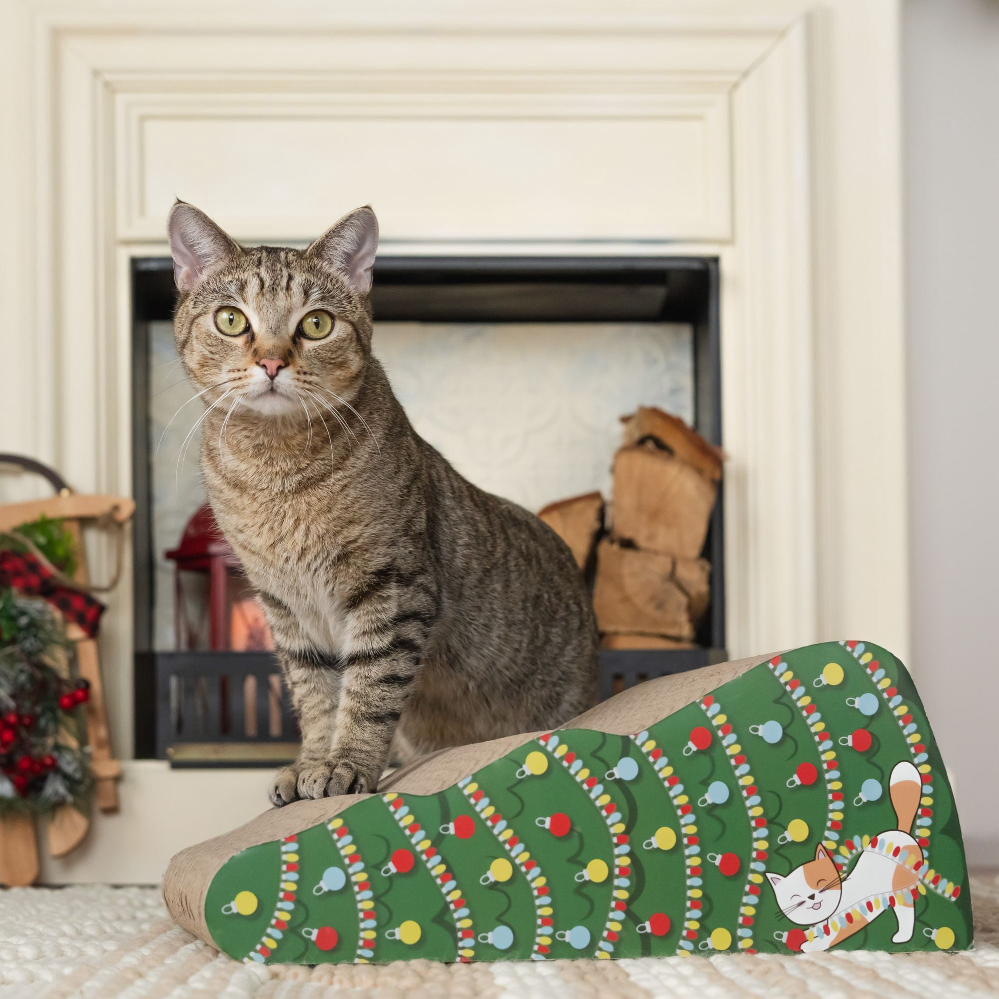 Kitty City Christmas Tree Scratcher