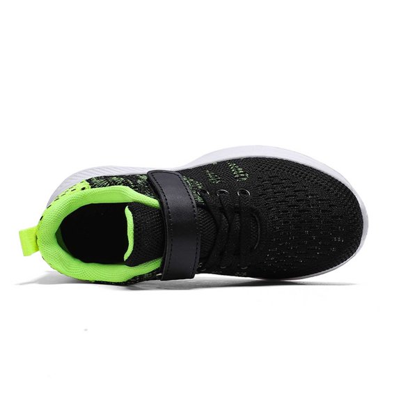 Gyujnb Girls Closed Toe Sneakers, Lightweight Breathable Athletic Shoes for Everyday Wear (Little Girls, Big Girls),10.5-11 Years