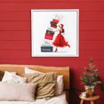 thumbnail image 4 of Stupell Industries Glam Holiday Glam Shopping Boxes White Framed Giclee Art, 24 x 24, by Amanda Greenwood, 4 of 8