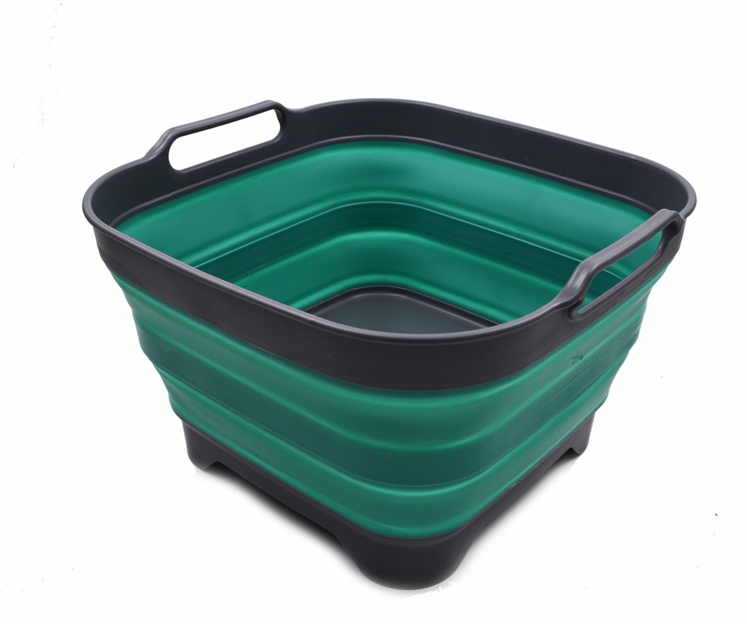 Foldable Rectangle Washing Bowl Basin Dishwashing Tray Camping Kitchen Portable 