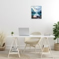 thumbnail image 3 of Stupell Industries Rocky Mountain Beach Landscape Painting White Framed Art Print Wall Art, 16 x 20, 3 of 10