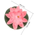 thumbnail image 4 of COSMOBETTY 4Ud Flor Artificial De Loto Para Y Jardín Decorativo Multicolor Plástico, 4 of 5