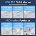 thumbnail image 4 of LUXE Bidet NEO 320 - Warm Water Bidet Attachment for Toilet Seat, Gold, 4 of 9