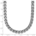 thumbnail image 2 of 6.12mm 925 Sterling Silver Rhodium Plated Polished Fancy Link Necklace 18 Inch Pendant Necklace for Women, 2 of 2
