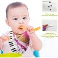 thumbnail image 3 of 3 PCS Unique Piano Keys Butterflies Baby Muslin Washcloths, Soft Absorbent Face Towel Burp Cloths Cotton Bath Wipes Infant Wash Cloth for Newborn Boys Girls, 3 of 6