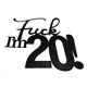 thumbnail image 4 of Fiesta de 20 cumpleaños de Cake Topper Veegood Black Glitter, 4 of 5