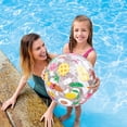 thumbnail image 5 of Inflatable Beach Balls 20” Lively Print Summer Water Toys - 3 Pieces, 5 of 8