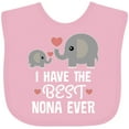 thumbnail image 3 of Inktastic Best Nona Ever Grandchild Boys or Girls Baby Bib, 3 of 4