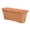 Brown, variant on Loasebue Scalloped Edge Plastic Window Box Planters, Rectangular Flower Pots with Drainage, Lightweight Decorative Planters for Indoor/Outdoor Use