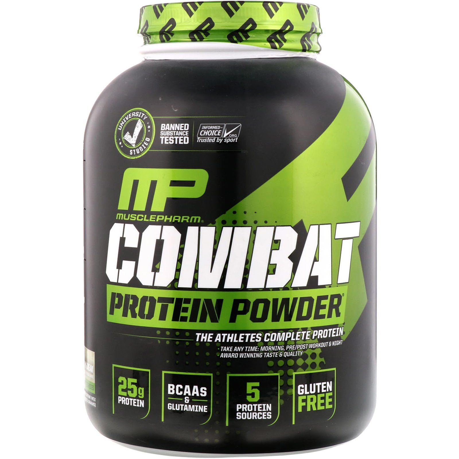 MusclePharm Combat Protein Powder, Cookies 'N' Cream, 5 lbs (2275 g