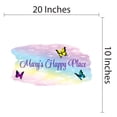 thumbnail image 4 of Personalized Animal Wall Decals for Kids Room - Custom Persons Name Rainbow Office Sticker Birthday Decoration With Easy Installation Instructions Custom Name Sticker - Size: 20 In x 10 In, 4 of 5