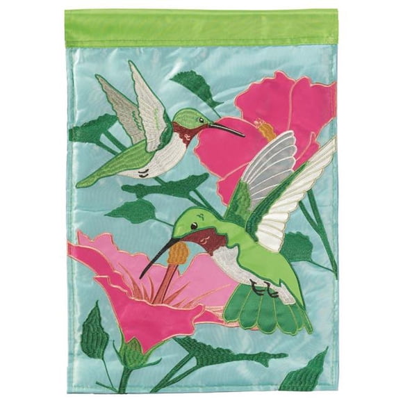 Magnolia Gardens M001527 29 x 42 in. Hummingbirds Polyester Flag - Large