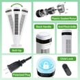 thumbnail image 6 of Atilioo Tower Fan with Remote, 35" Bladeless Standing Floor Fan with 5 Speeds, 64° Oscillation,12H Timer, Quiet Operation & Sleep Mode, White, 6 of 8