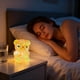 thumbnail image 4 of Luz de noche de oso con purpurina de estrellas | Lámpara LED portátil de noche para habitación infantil | Luz ambiental decorativa de plástico multicolor para dormitorio y decoración de fiestas, 4 of 6