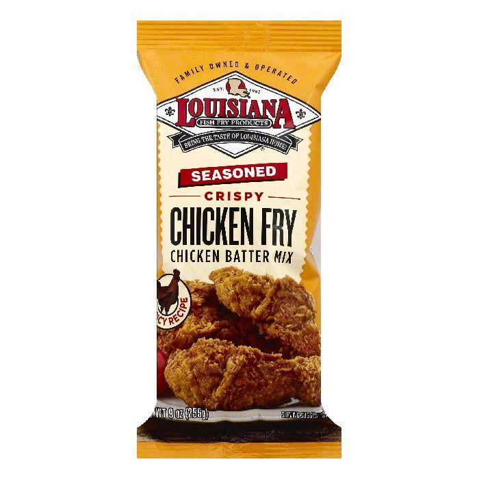 Louisiana Crispy Chicken Fry Seasoned Chicken Batter Mix, 9 OZ (Pack of