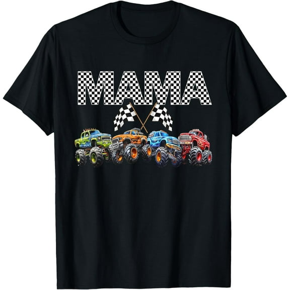 Truck Mom Monster Truck Mama Era Mother'S Gift Truck Lovers T-Shirt Unisex S-5XL Hot Trending Shirt, Vintage Birthday Gift