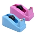 thumbnail image 2 of 2PC Desktop Tape Dispensser Set – Souew Compact Tape Cutter with Non-Skid Base for Office & schol, Blue (Color Random), 2 of 5