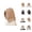 Coffee, variant on Winter Kids Mask And Scarf Integrated Beanie Hat - Fleece Lined Ear Protection Pull-Over Hooded Caps, Cold Weather Thermal Warm Function For Boys Outdoor Activities & Skiing Wear