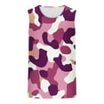 thumbnail image 4 of ZCFZJW Men Fashion Tank Tops Casual Tie Dye Camouflage Print Summer Sleeveless Round Neck Quick Dry Beach Hawaiian Shirts Loose Soft Athletic Tees Vest Green M, 4 of 4