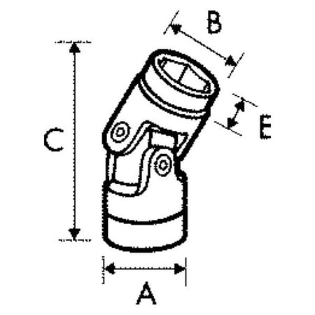 

GearWrench 80260 1/4 Drive 6 Point Flex Socket - 14mm
