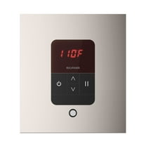 Mr Steam iTempo Square Steam Shower Control and Steamhead in Polished Nickel