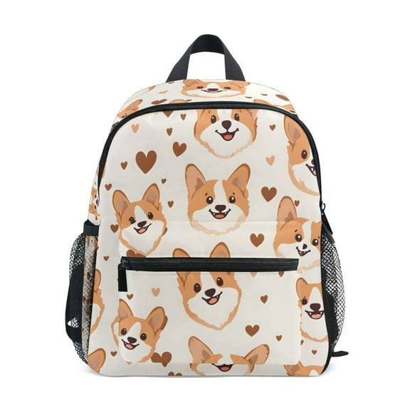 ALAZA Corgi Dogs School Backpack Small Bookbag Mini Bags