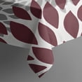 thumbnail image 5 of Red Floral and Petal Pattern Rectangle Tablecloth 60"x102",Waterproof Polyester Rectangle Table Cloth, Wipeable Spillproof Polyester Tablecloth for Dining, Camping, Indoor and Outdoor, 5 of 6