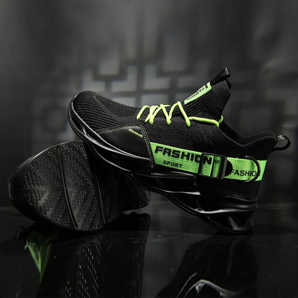 Zapatos casuales para hombre, zapatos de tenis de malla transpirable, zapatos ligeros para caminar con cordones DQrwqpou Tenis De Mujer Tenis De Hombre