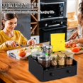 thumbnail image 2 of LOVEVER Farmhouse Wooden Countertop Coffee Bar Organizer with Coffee Bean Drawer Rack  K-Cup Holder  and Storage Compartments - Compact Kitchen Storage Solution for Coffee Accessories  Sp, 2 of 6