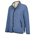 thumbnail image 5 of Pyhlmscde Women's Winter Quilted Long Sleeved Button Down Lightweight Jacket, Jackets for Women, Fall Outfits for Women, Cardigan Sweaters for Women, 5 of 6