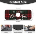 thumbnail image 2 of Pofeuu Wonderful Time Christmas Print Splash Guard for Sink Faucet Sink Gadgets-Splash Guard Behind Faucet Drip Catcher for Kitchen, Bathroom,Sink Mat, 2 of 7