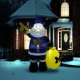 thumbnail image 5 of Michigan Wolverines 7' Inflatable Santa, 5 of 5
