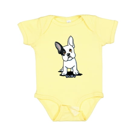 

Inktastic B/W Frenchie (Darks) Gift Baby Boy or Baby Girl Bodysuit