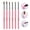Light Pink, variant on MelodySusie 6Pcs Nail Art Brush Set, Professional Painting Tools with Liner Flat Angled Gel Carved Brushes and Dotting Pen for Home and Salon, Colorful