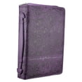 thumbnail image 4 of Christian Art Gifts Purple Faux Leather Bible Cover for Women  All Things Through Christ- Philippians 4:13  Zippered Case for Bible or Book w/Handle Christian Art Gifts, 4 of 7