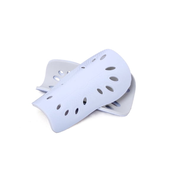 TELOLY Soccer Shin Guards,Lightweight and Comfortable Fit Shin Pads and Shin Guard,Modern Design Guards Pads with Lower Leg Protection, White