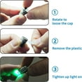 thumbnail image 3 of CUITING 10 pcs Miniature Led Lights Tiny Lights for Hand Craft/DIY Miniature Lights Battery Powered  Miniature Lights for Toy Brick Building Blocks- 10 Pack (green), 3 of 10