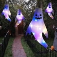 thumbnail image 2 of Halloween Glowing Spooky Windsock Flags With Led Lights For Party Hanging Decorations, 2 of 4