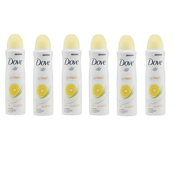 Dove Go Fresh Grapefruit & Lemongrass Antiperspirant Spray 150ml (Pack