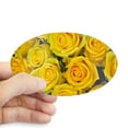thumbnail image 1 of CafePress - Beautiful Yellow Roses Sticker - Sticker (Oval), 1 of 1