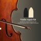 thumbnail image 2 of Consejos de arco de violín de 10 piezas Partes de referencia de arco de plástico de plástico Partes de violín Accesorios de violín, 2 of 4