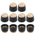 thumbnail image 1 of 10x Guitar Pointer Knob Cap For Marshall Guitar AMP Effect Pedal Overdrive 1/4" Brass Insert, 1 of 11