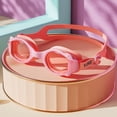 thumbnail image 2 of ZACPNCV Kids Swim Goggles Adjustable Silicone Swimming Goggles Crystal Clear Swim Glasses for Teens Pink Free Size, 2 of 4